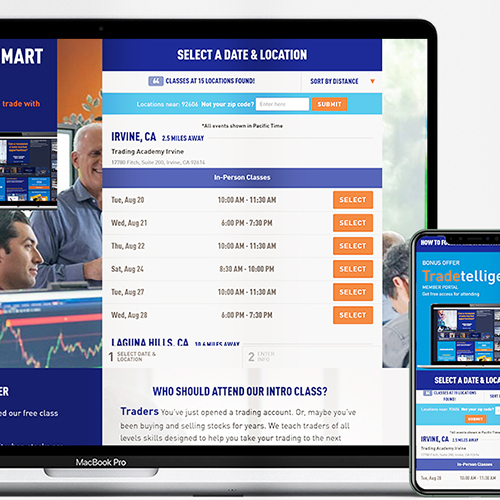 Online Trading Academy Registration Page, 2022